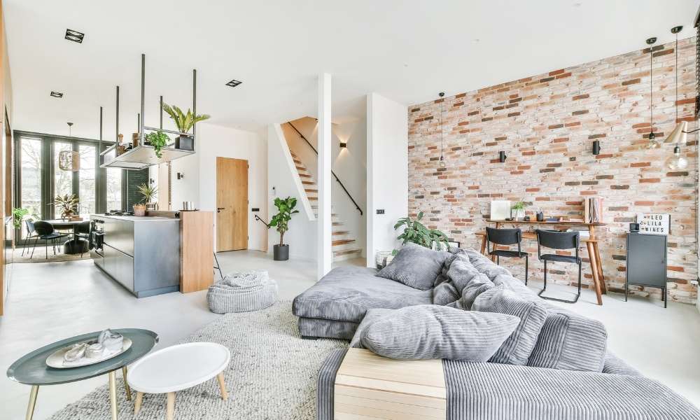 L Shaped Living Room Divider