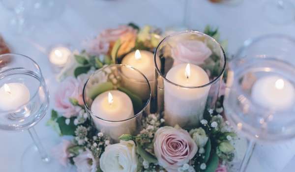 Table Decor With Candles