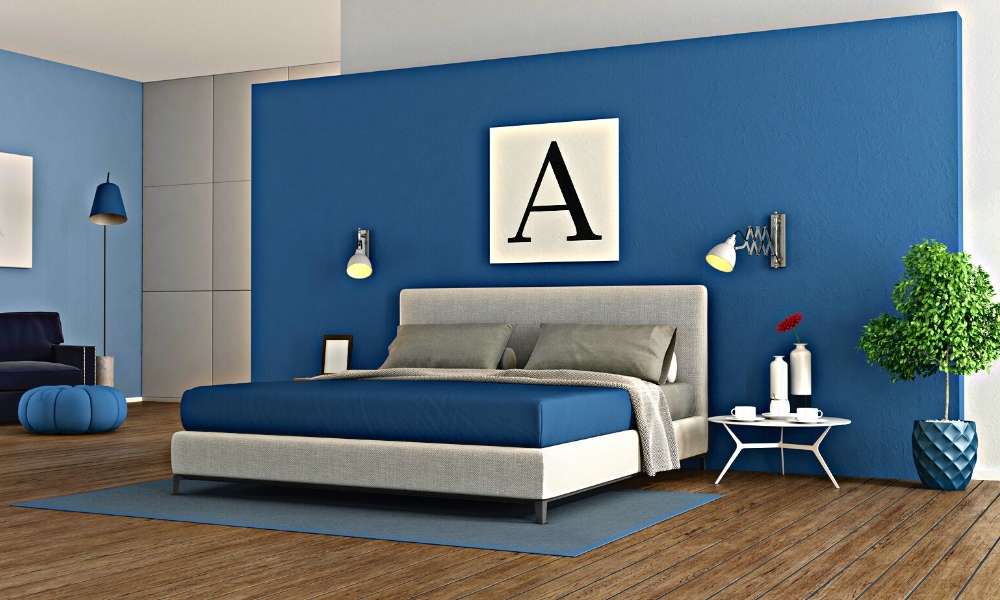 Blue and White Beach Style  For Master Bedroom