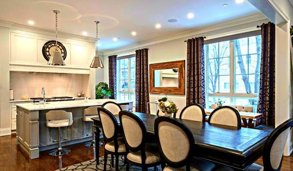 Create an accent wall in your dining area