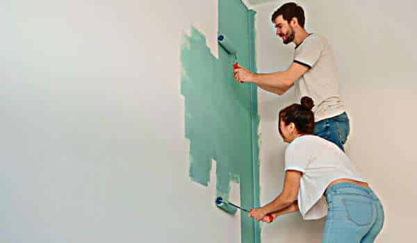 DIY Large Scale Stenciled Art
